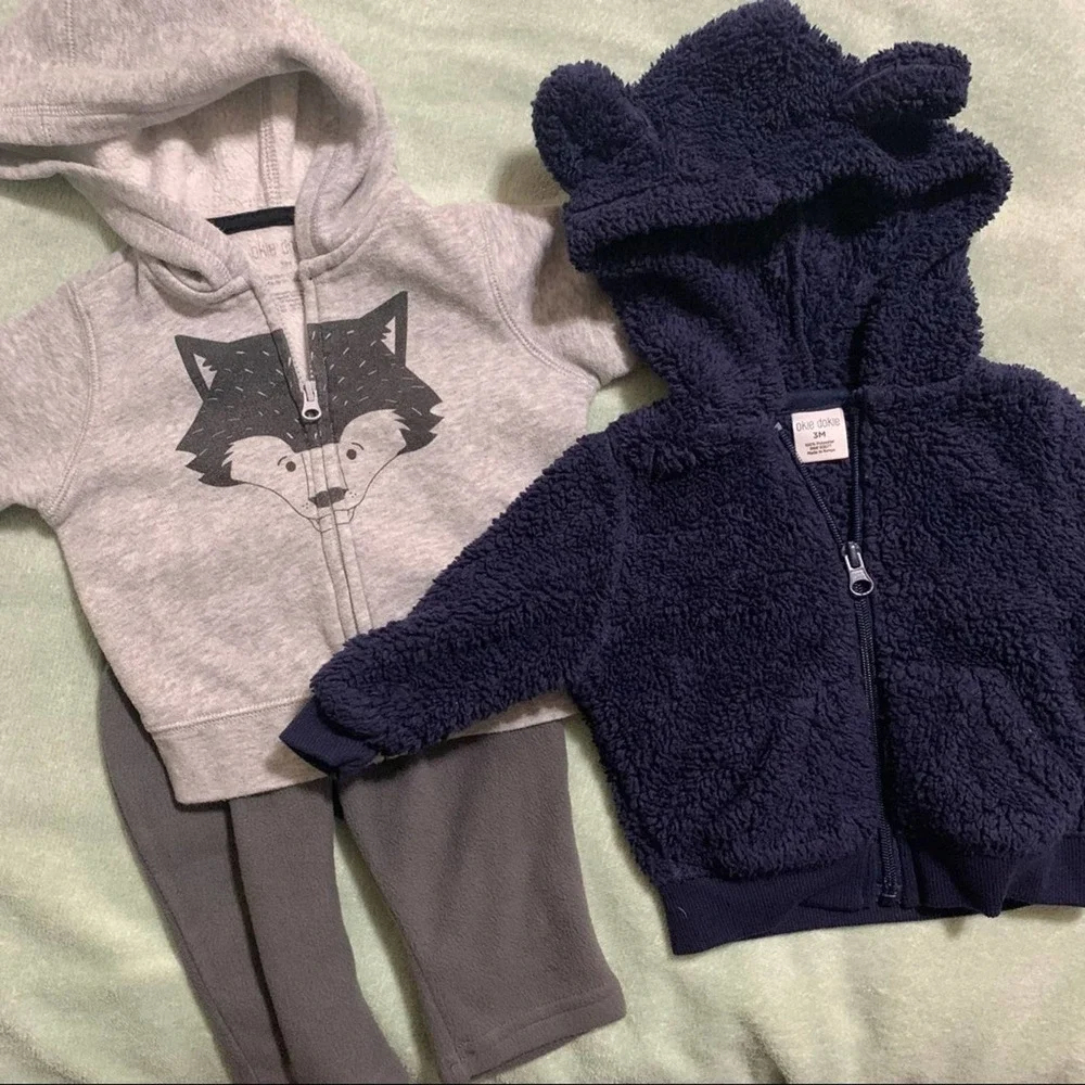 Okie Dokie 3M Baby Boy Jacket Pants 3-Piece Set